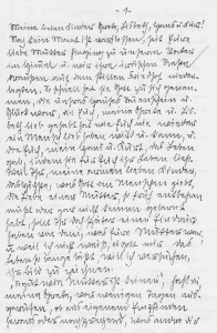 Erinnerungsbrief an die verstorbene Mutter